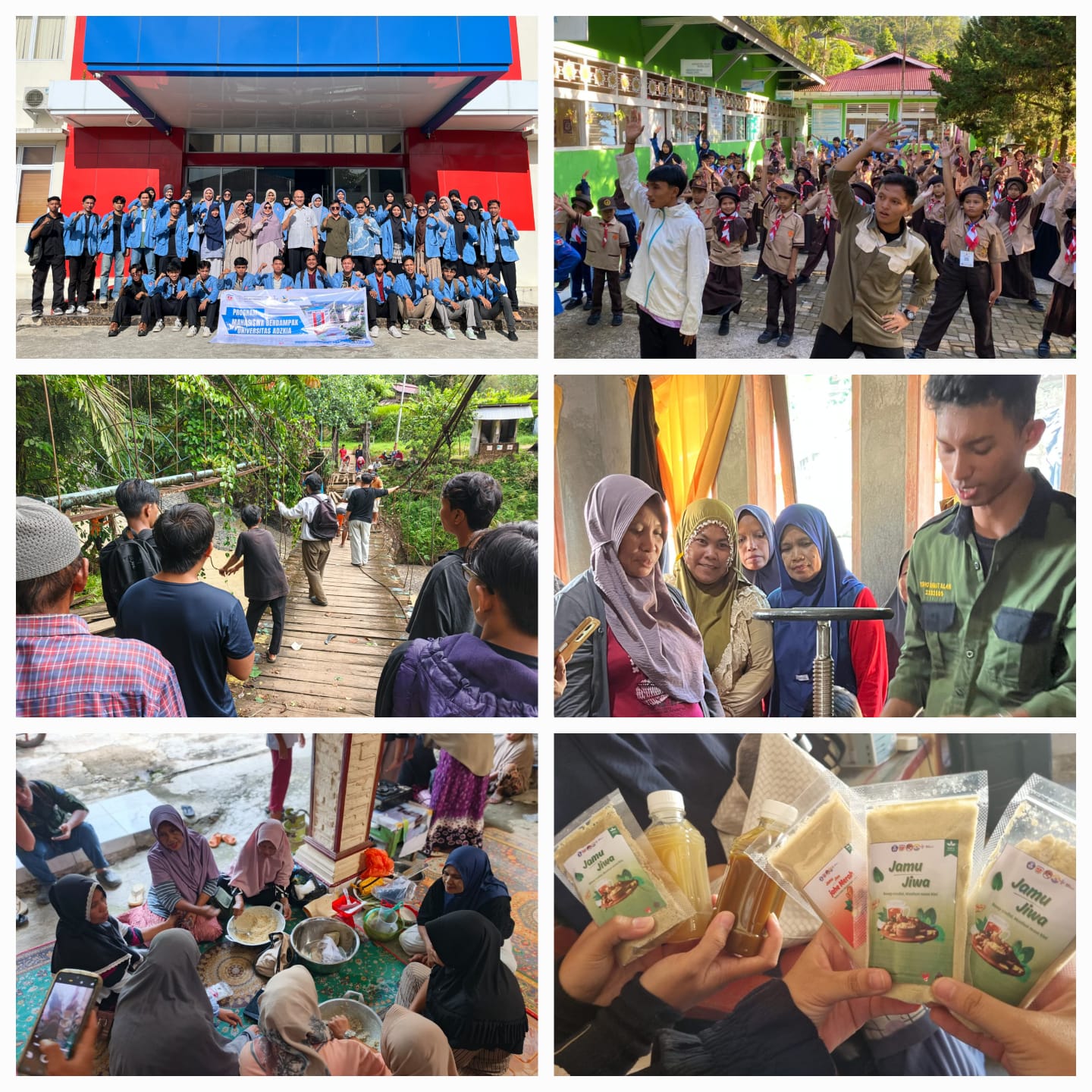 Mahasiswa Universitas Adzkia Bangun Harapan di Batu Busuk: Produksi Herbal, Mitigasi Bencana hingga Trauma Healing